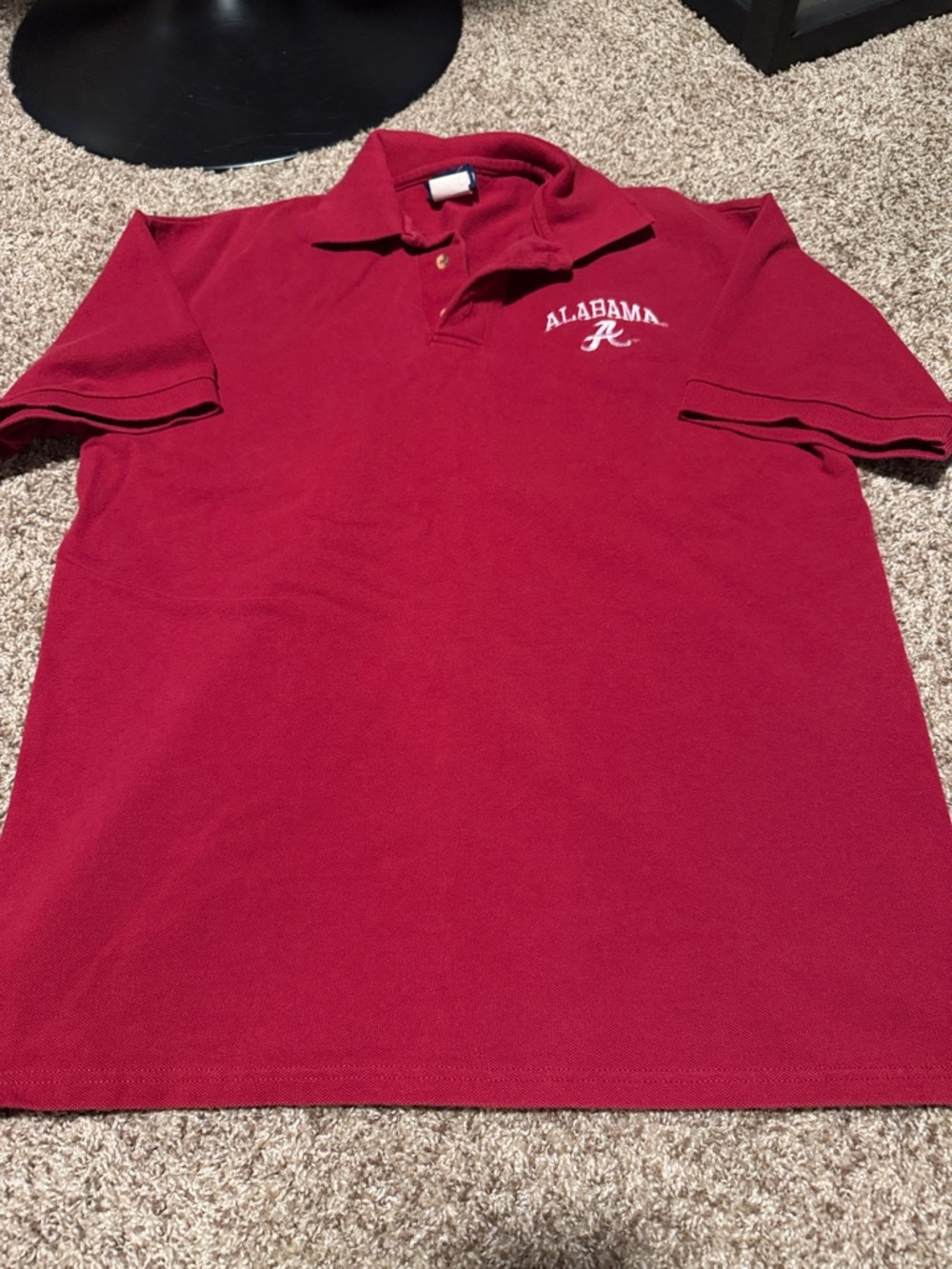 University of Alabama Crimson Tide Polo Shirt by A/S Sports (L) - EUC
